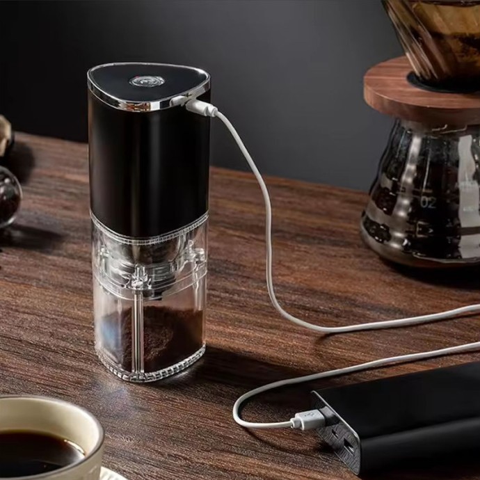 Small Portable USB Rechargeable Electric Coffee Grinder