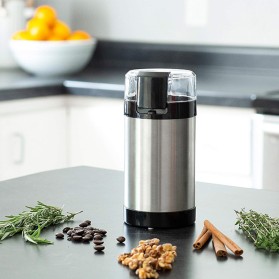 One-touch multi-function electric coffee and spice grinder