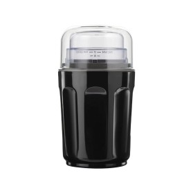 Black silent electric coffee grinder