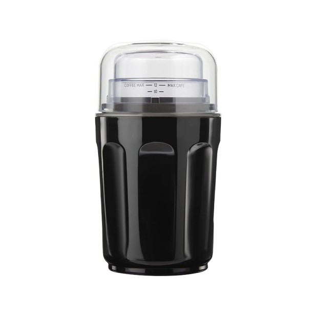 Black silent electric coffee grinder