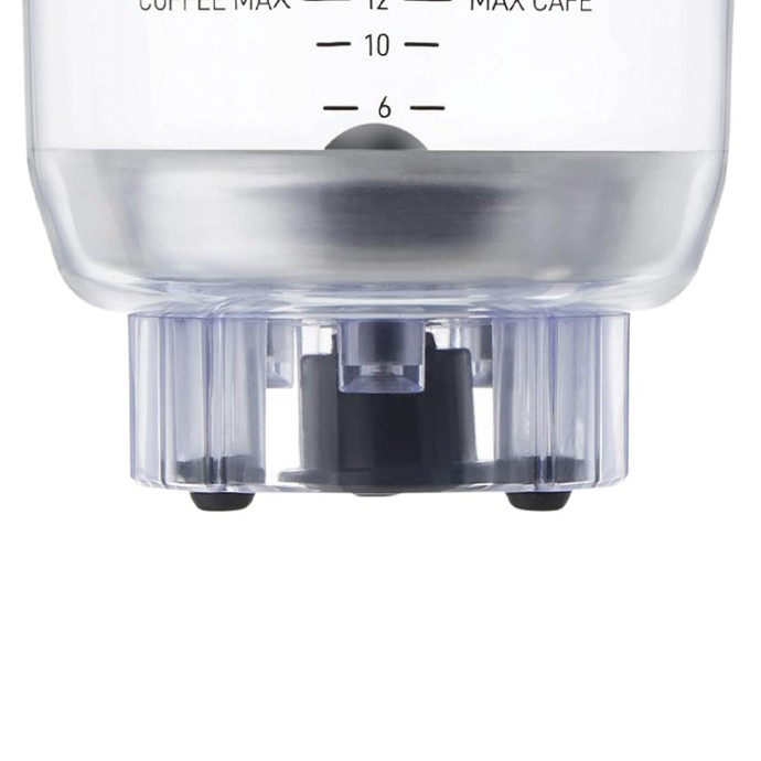 Black silent electric coffee grinder