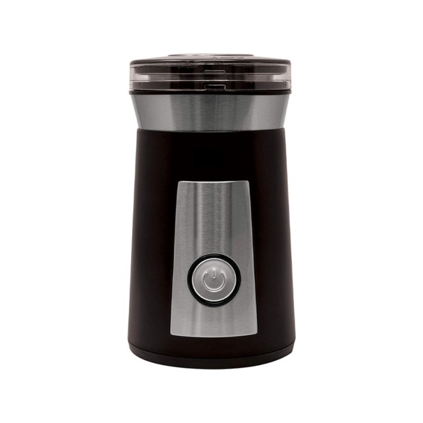 Black stainless steel electric coffee and spice grinder