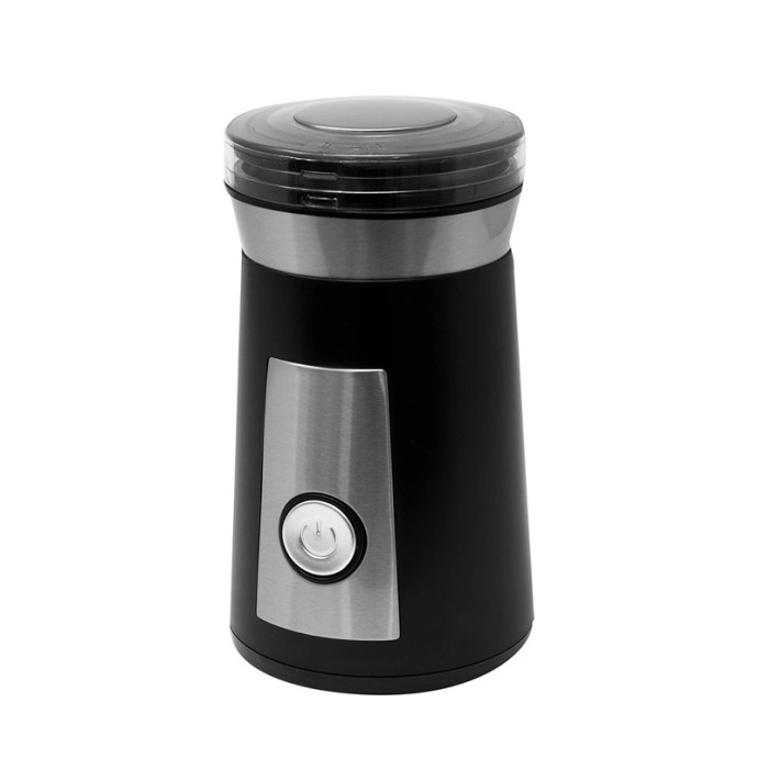 Black stainless steel electric coffee and spice grinder