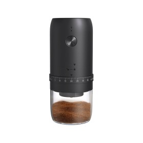 Portable battery-powered coffee grinder