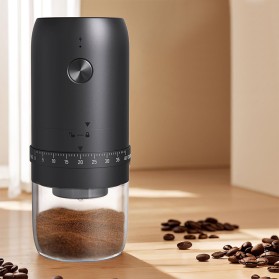Portable battery-powered coffee grinder