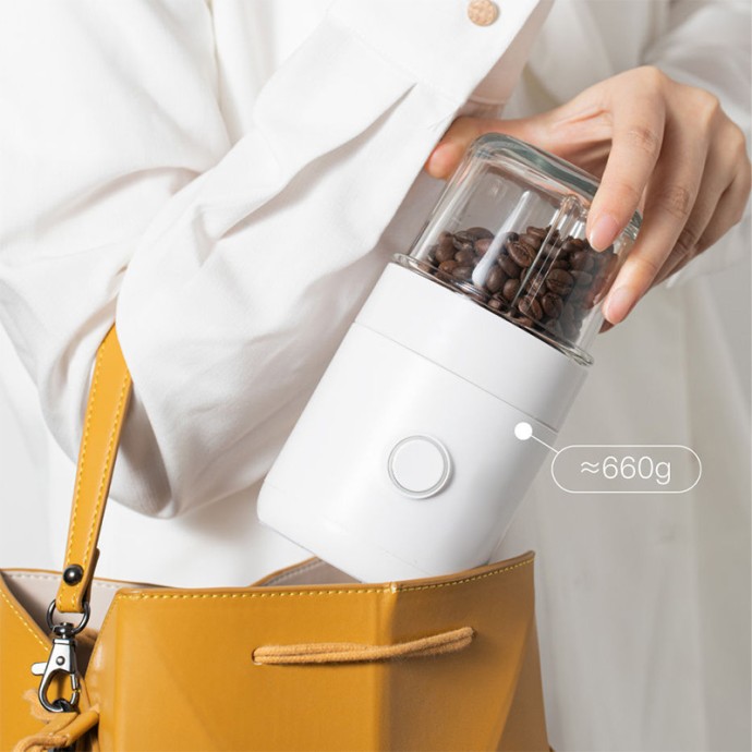 Portable Electric Coffee and Grain Grinder