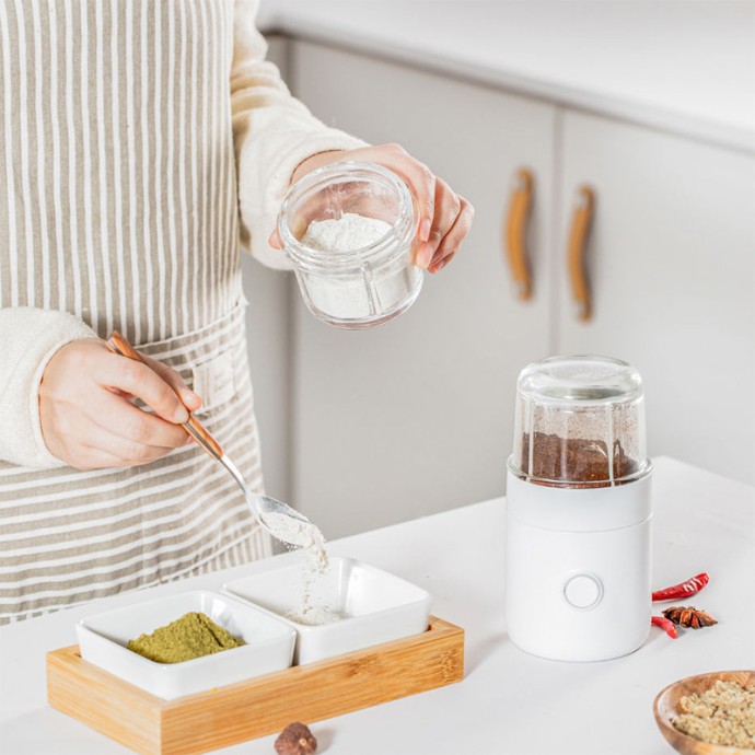 Portable Electric Coffee and Grain Grinder