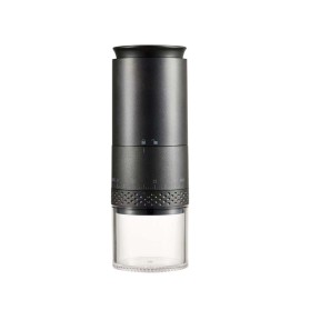 Modern cylindrical USB rechargeable coffee grinder