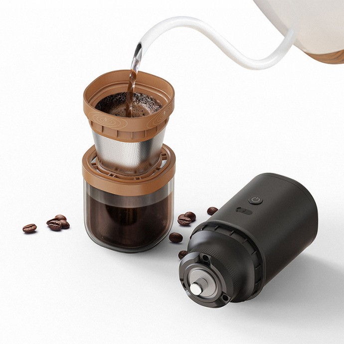 Cordless Portable Travel Coffee Grinder