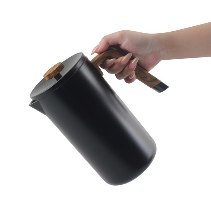 Portable double-walled filter coffee maker