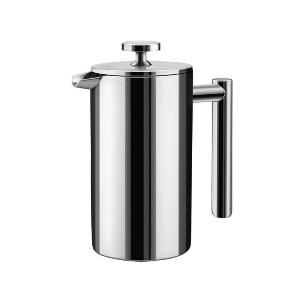Double-wall insulated French press coffee maker