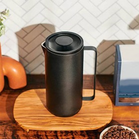 Fully insulated stainless steel French press