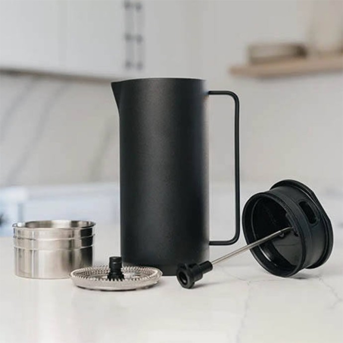 Fully insulated stainless steel French press
