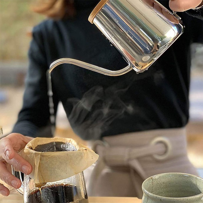 Classic Pourover Stainless Steel Gooseneck Coffee Kettle