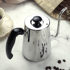 Long narrow spout gooseneck coffee kettle