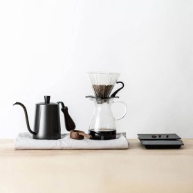 Household stainless steel gooseneck coffee pot