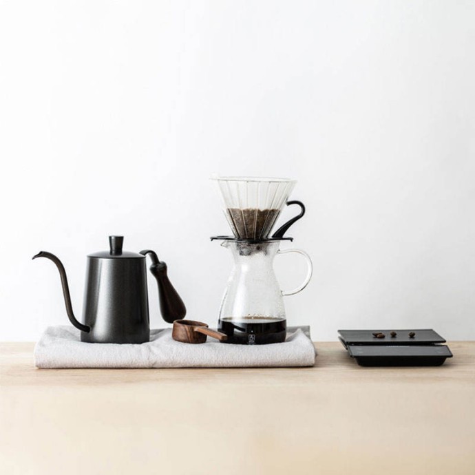Household stainless steel gooseneck coffee pot