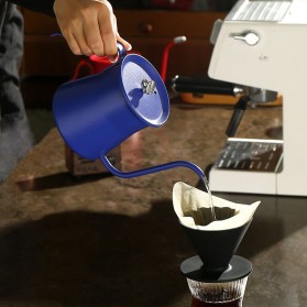 Portable gooseneck hand drip coffee kettle