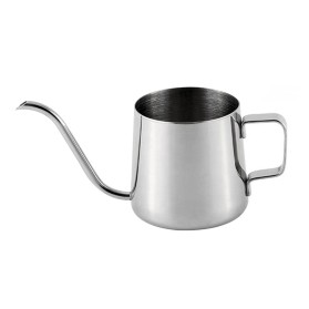 Modern stainless steel gooseneck coffee kettle