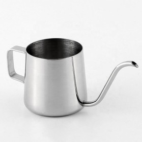 Modern stainless steel gooseneck coffee kettle