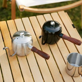 Stainless steel gooseneck hand drip coffee maker