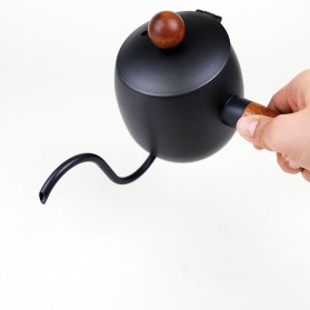 Japanese style stainless steel gooseneck coffee pot