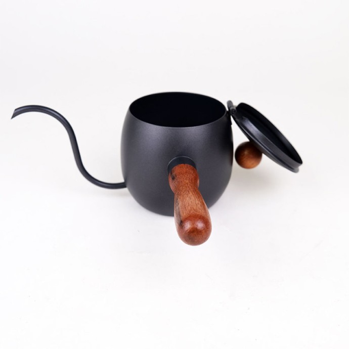 Japanese style stainless steel gooseneck coffee pot
