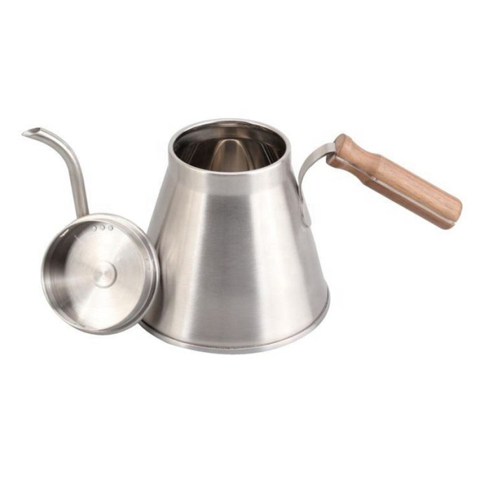 High-quality 1.2L stainless steel gooseneck coffee kettle