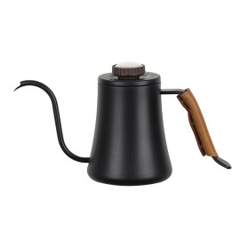 Hand drip coffee maker with heat-resistant handle