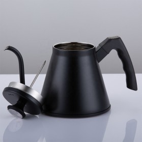 Wooden handle hand-poured coffee pot