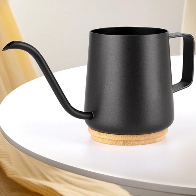 Stainless Steel Travel Coffee Maker with Lid