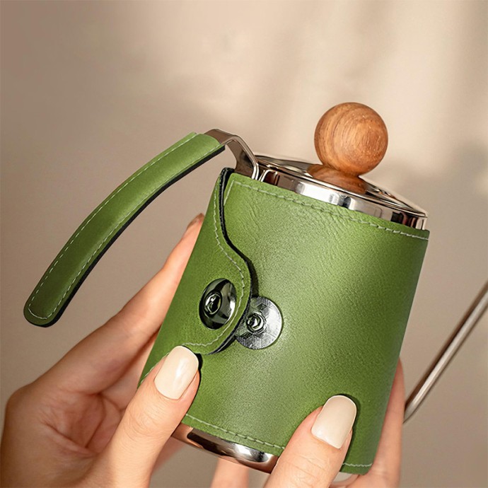 Meadow Green 304 Stainless Steel Goose Coffee Pot