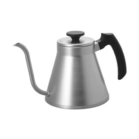 Silver hand-pour gooseneck drip coffee maker
