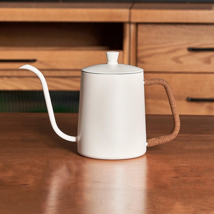 Insulated heat-resistant stainless steel coffee pot