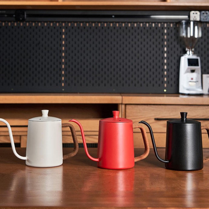 Insulated heat-resistant stainless steel coffee pot