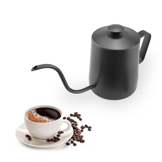Stainless steel gooseneck hand pour over coffee pot