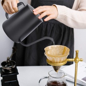 Stainless steel gooseneck hand pour over coffee pot