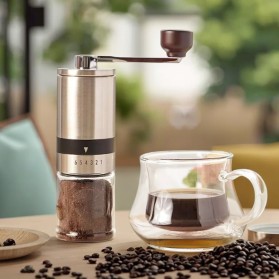 Outdoor portable mini manual coffee machine