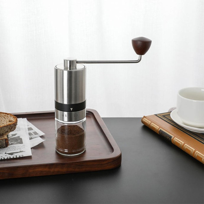 Outdoor portable mini manual coffee machine
