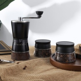 Stainless steel adjustable core manual coffee grinder