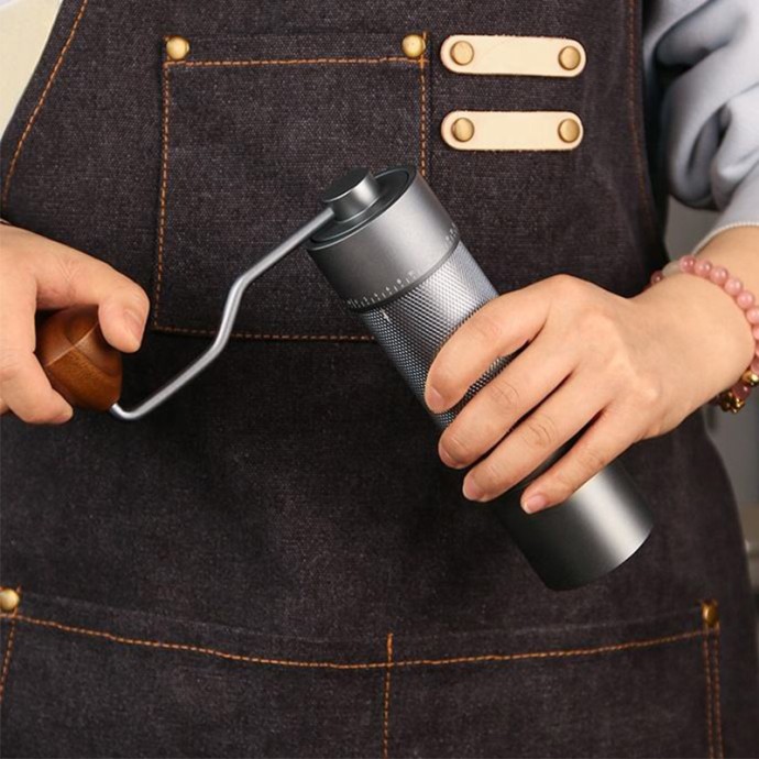 Modern portable manual coffee grinder