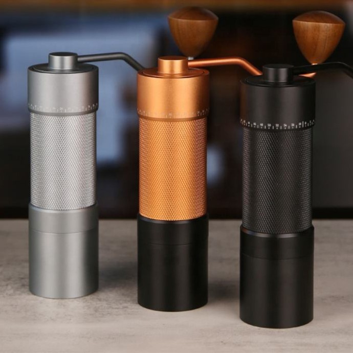 Modern portable manual coffee grinder