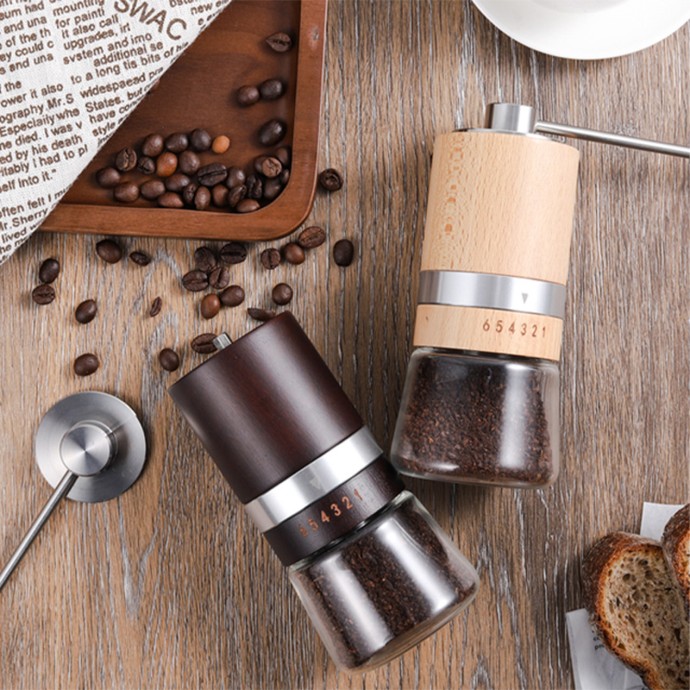 Classic Wooden Manual Coffee Grinder