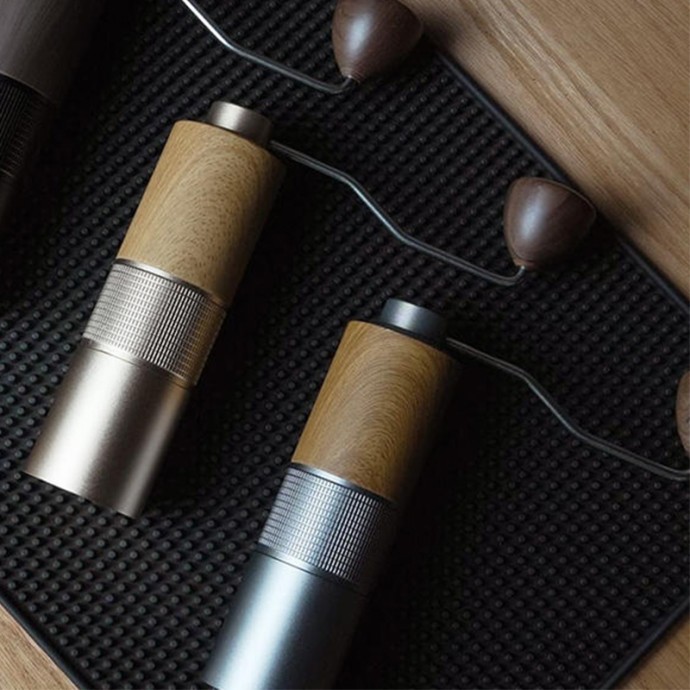 Modern environmentally friendly manual coffee grinder