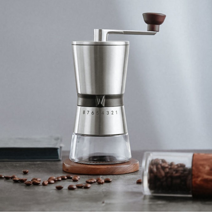 Professional Manual Adjustable Coffee and Tea Grinder
