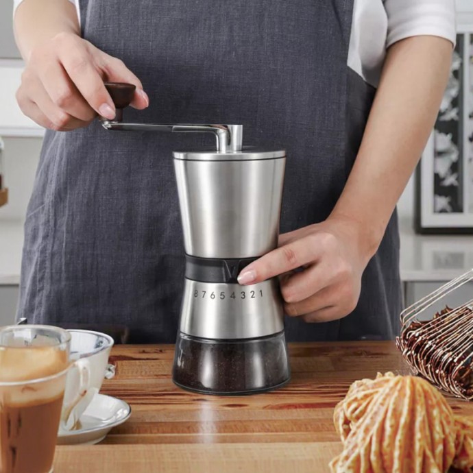 Professional Manual Adjustable Coffee and Tea Grinder