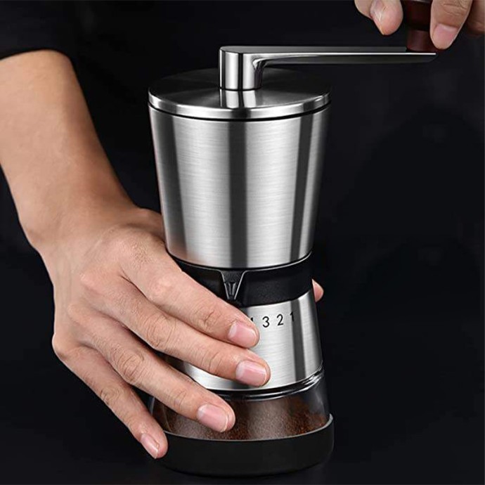 Professional Manual Adjustable Coffee and Tea Grinder