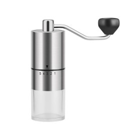 Stainless steel manual coffee grinder