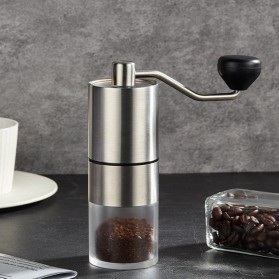 Stainless steel manual coffee grinder