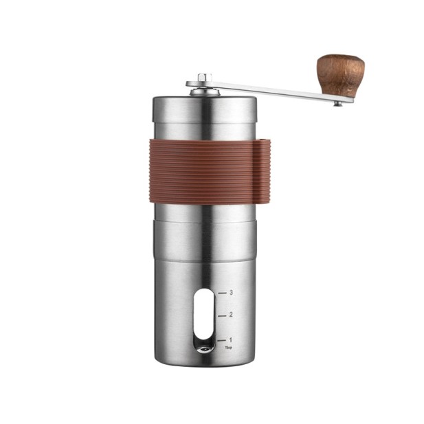 Simple hand-crank coffee grinder